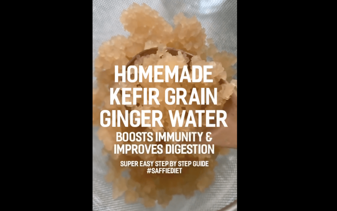Fresh Ginger Kefir Grain Water🧊
